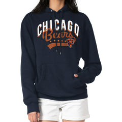 Chicago Bears G-III 4Her by Carl Banks Women's Filigree Logo Pullover Hoodie – Navy sale