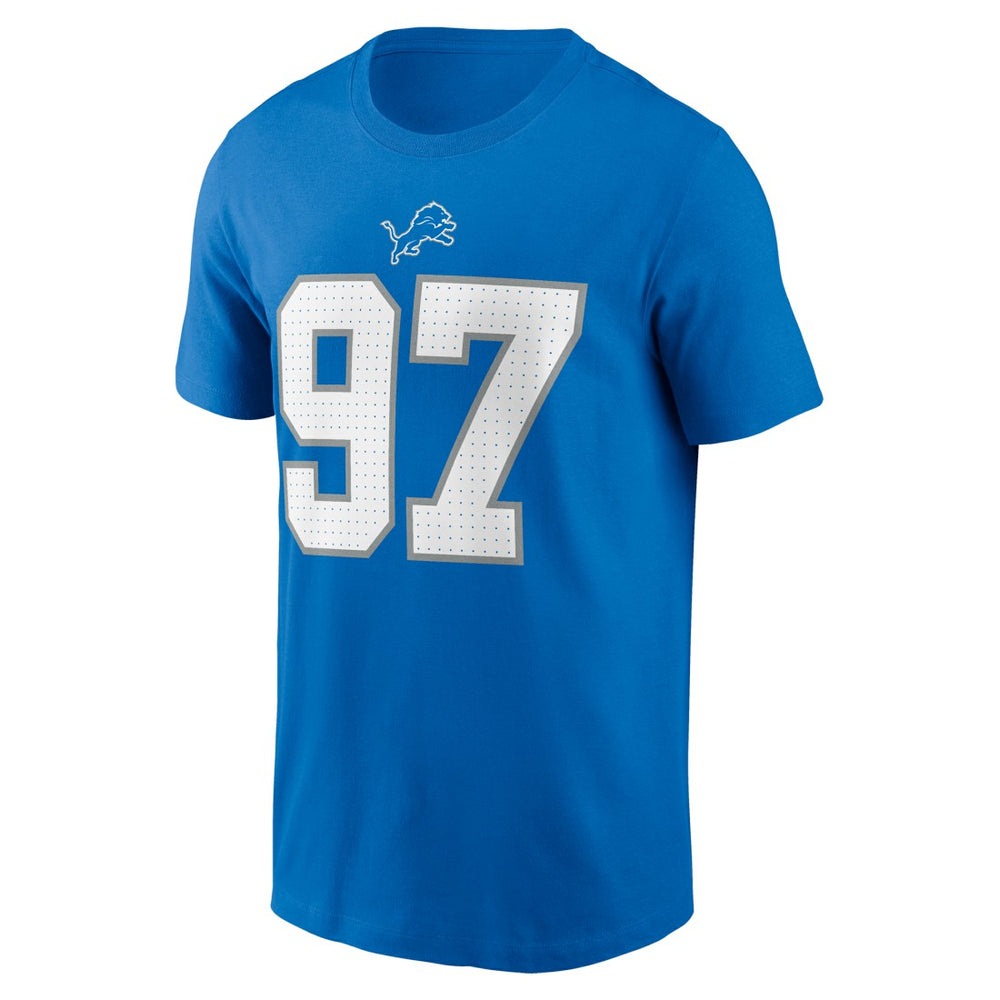 Aidan Hutchinson Detroit Lions Youth Player Name & Number T-Shirt - Blue online