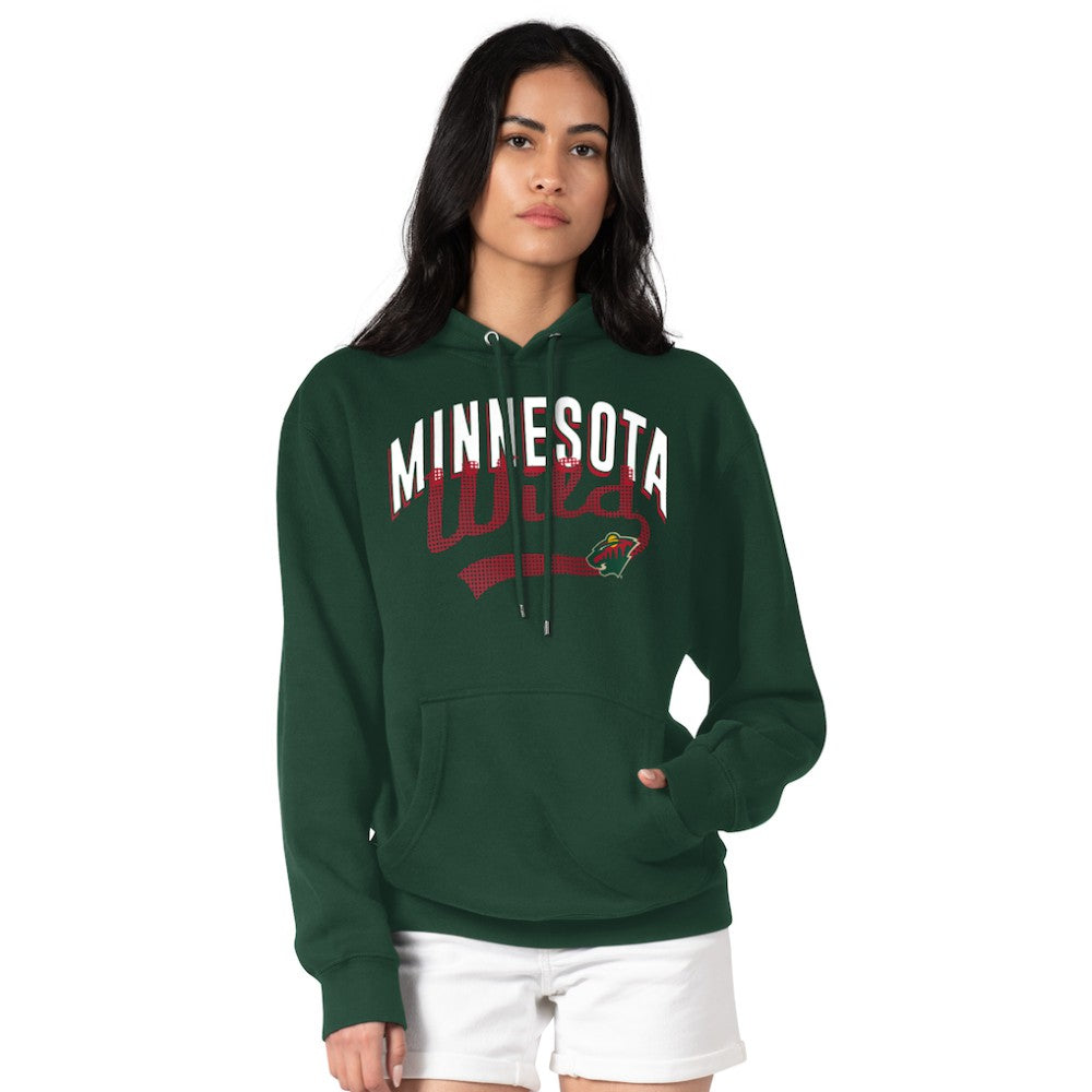 Minnesota Wild G-III 4Her by Carl Banks Women's Filigree Logo Pullover Hoodie – Green Hoodies