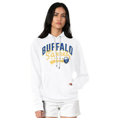 Buffalo Sabres G-III 4Her by Carl Banks Women's Filigree Logo Pullover Hoodie – White Hoodies