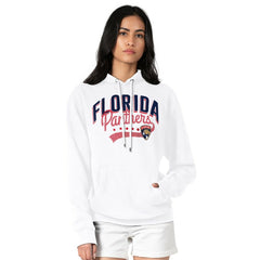 Florida Panthers G-III 4Her by Carl Banks Women's Filigree Logo Pullover Hoodie – White Hoodies