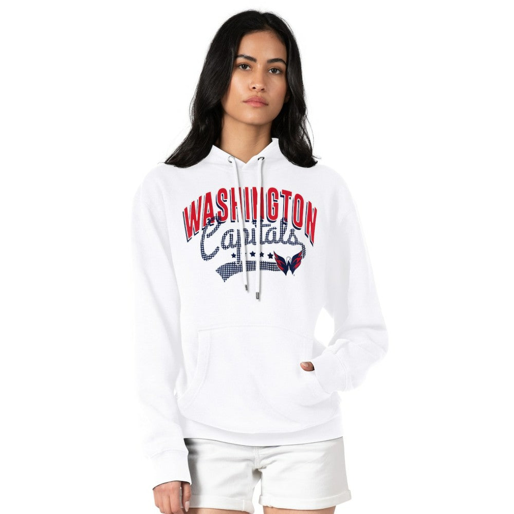 Washington Capitals G-III 4Her by Carl Banks Women's Filigree Logo Pullover Hoodie – White Hoodies