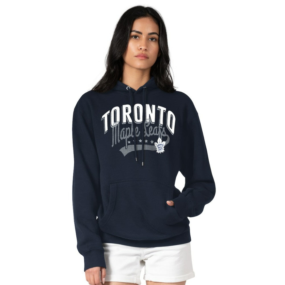 Toronto Maple Leafs G-III 4Her by Carl Banks Women's Filigree Logo Pullover Hoodie – Navy Hoodies
