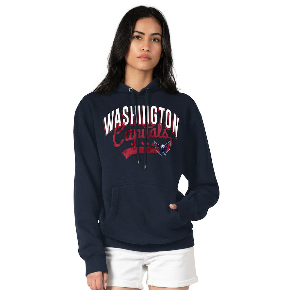 Washington Capitals G-III 4Her by Carl Banks Women's Filigree Logo Pullover Hoodie – Navy Hoodies