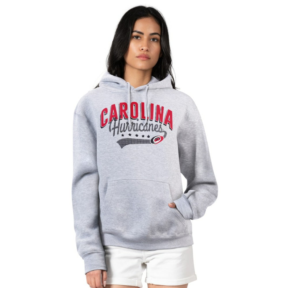 Carolina Hurricanes G-III 4Her by Carl Banks Women's Filigree Logo Pullover Hoodie – Gray Hoodies