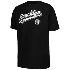 Brooklyn Nets Pro Standard Women's Script Boyfriend T-Shirt - Black for sale
