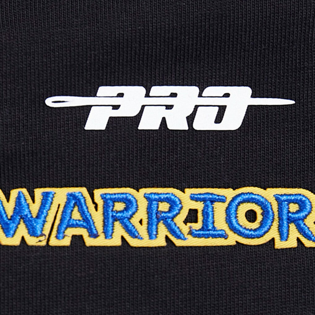 Golden State Warriors Pro Standard Women's Script Boyfriend T-Shirt sale - Black for sale