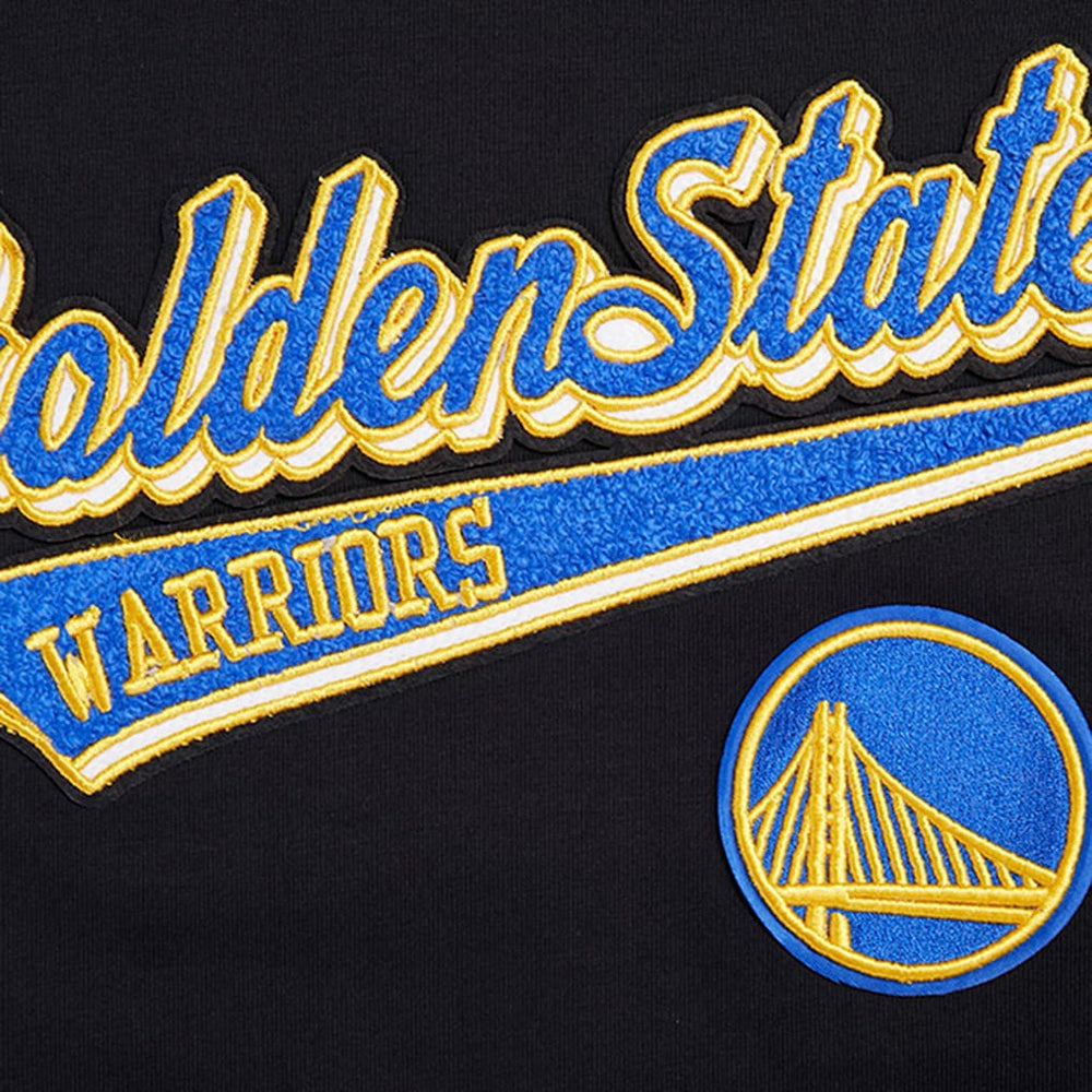 Golden State Warriors Pro Standard Women's Script Boyfriend T-Shirt sale - Black for sale