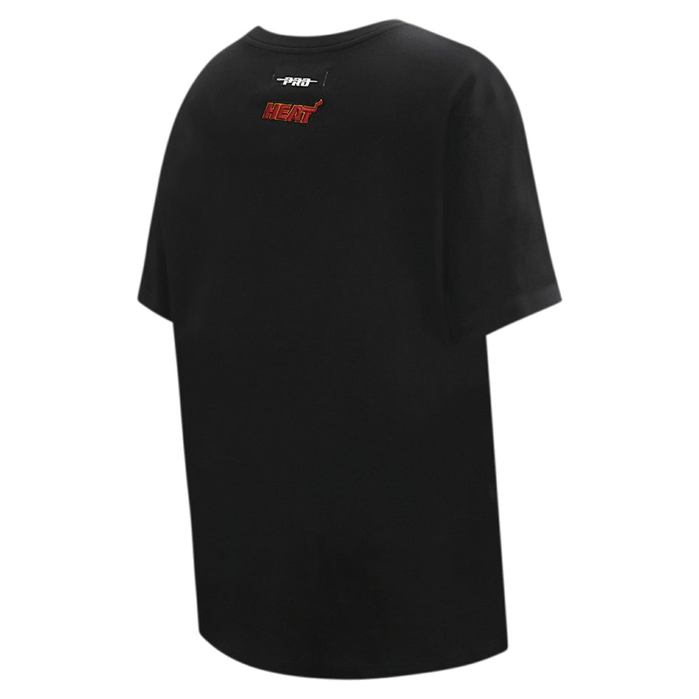 Miami Heat Pro Standard Women's Script Boyfriend T-Shirt - Black sale