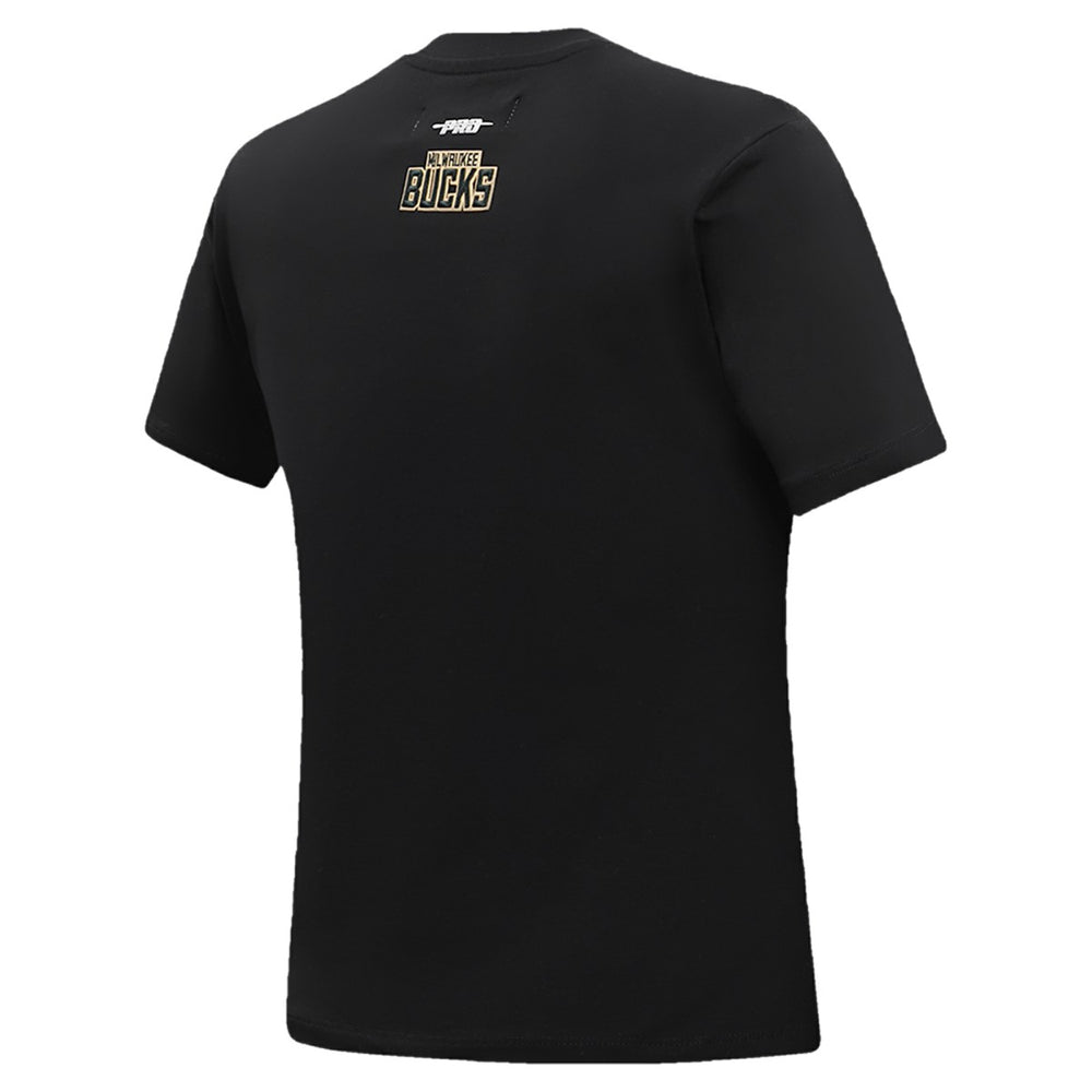 Milwaukee Bucks Pro Standard Women's Script Boyfriend T-Shirt - Black shop
