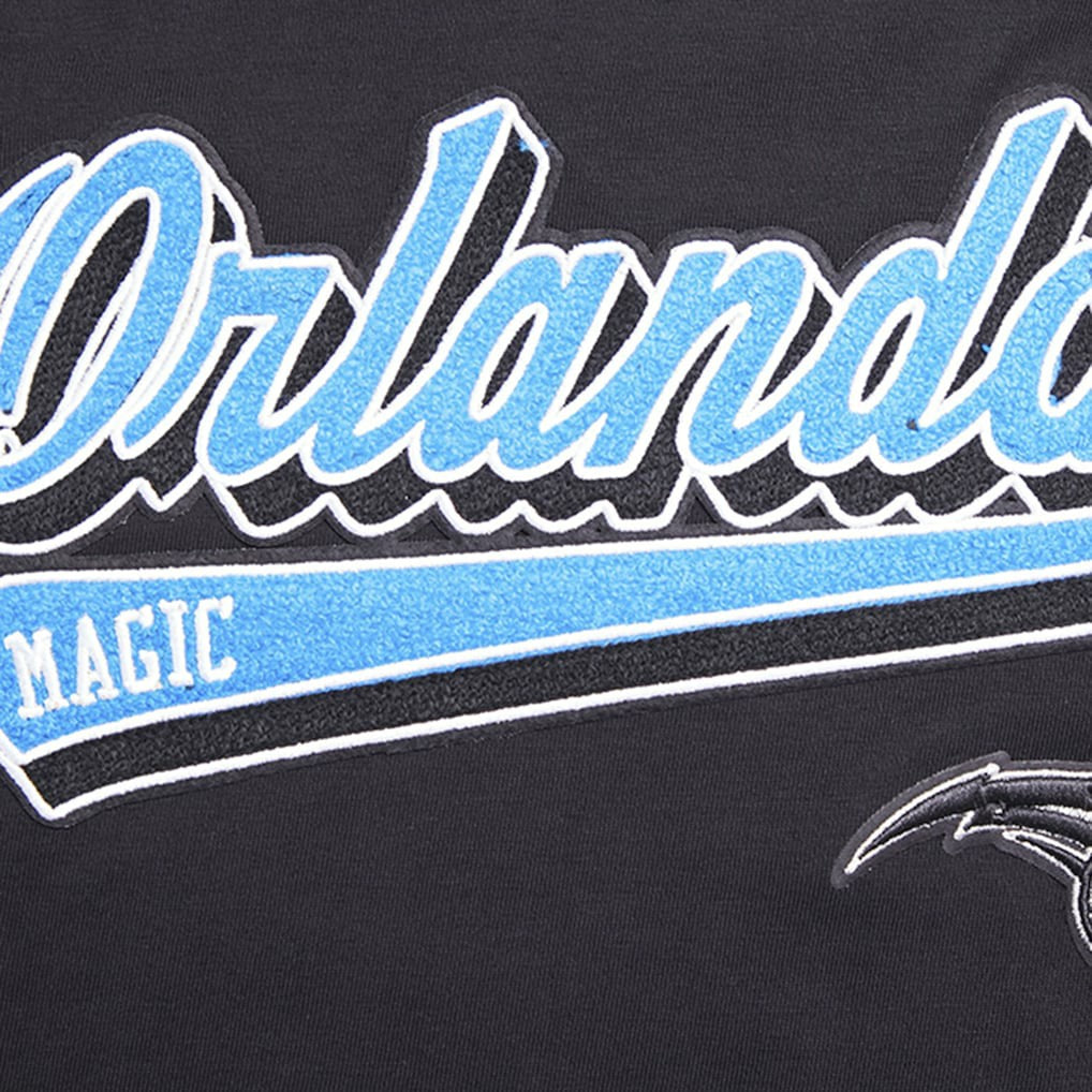 Orlando Magic Pro Standard Women's Script Boyfriend T-Shirt - Black for sale