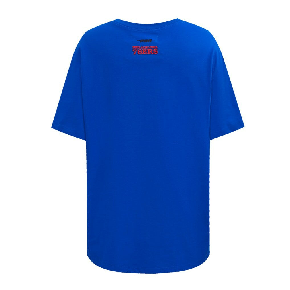 Philadelphia 76ers Pro Standard Women's Script Boyfriend T-Shirt - Royal shop
