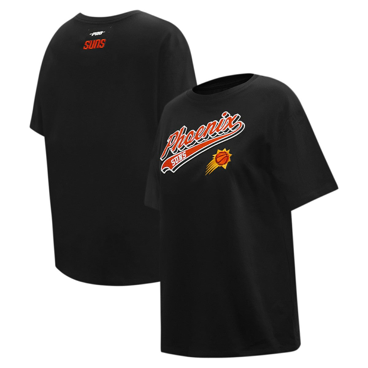 Phoenix Suns Pro Standard Women's Script Boyfriend T-Shirt - Black outlet