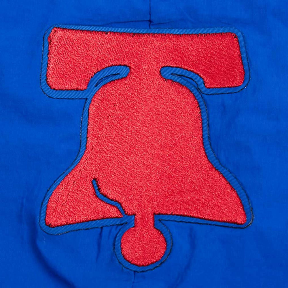 Philadelphia 76ers Pro Standard Classic Wind Woven Cropped Half-Zip Jacket - Royal shop