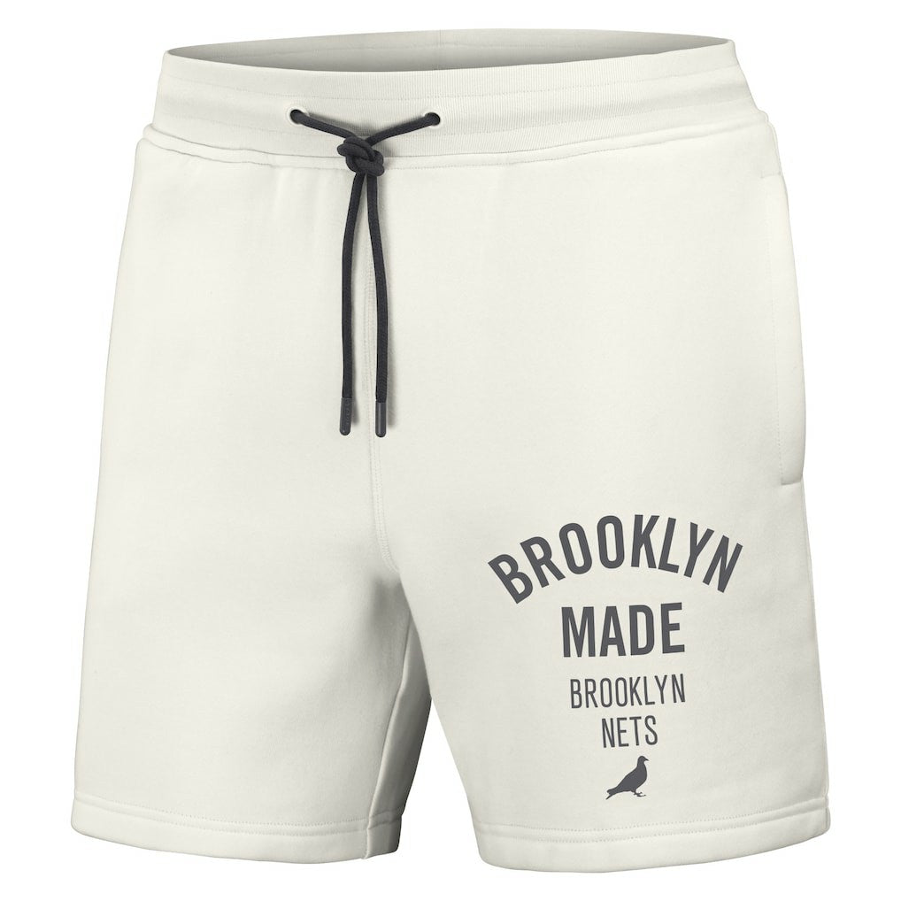 Brooklyn Nets NBA x Staple Heavyweight Fleece Shorts - Cream shop