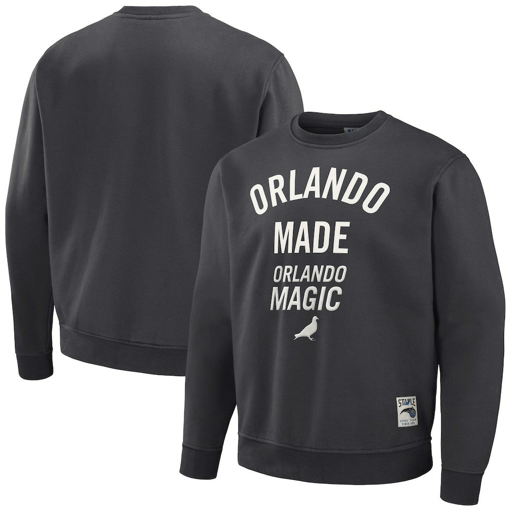 Orlando Magic NBA x Staple Plush Pullover Sweatshirt - Anthracite sale