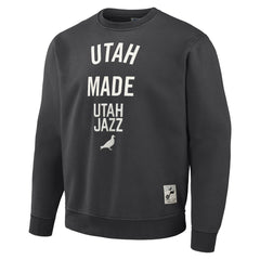 Utah Jazz NBA x Staple Plush Pullover Sweatshirt - Anthracite cheap