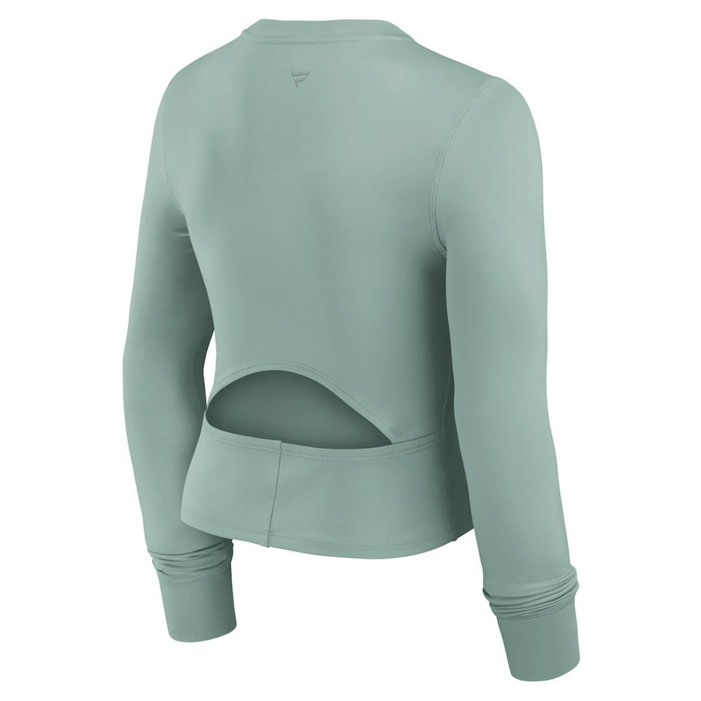 Dallas Cowboys Women's Studio Fitted Long Sleeve Gym Top - Green sale