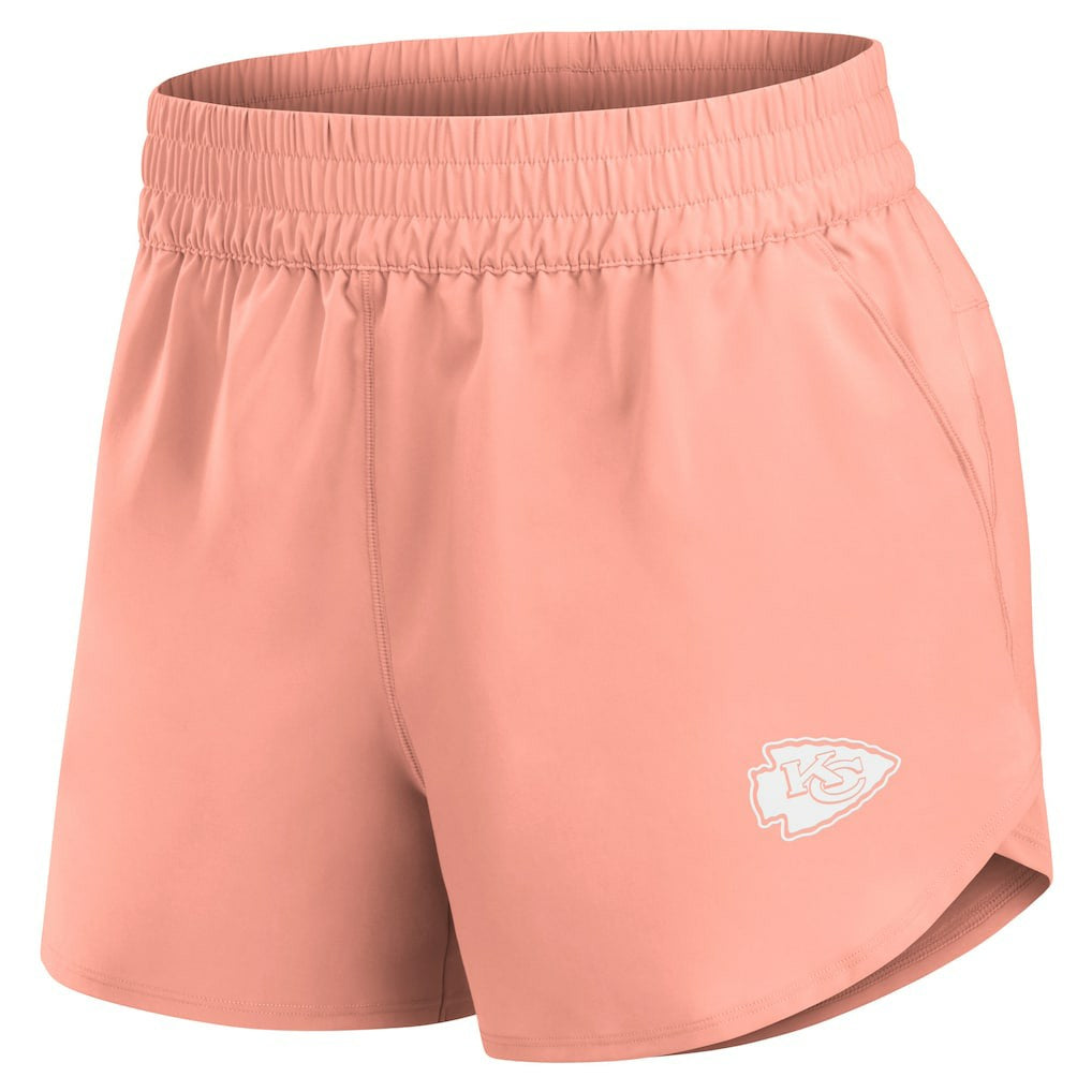 Kansas City Chiefs Women's Front Office Woven Shorts - Coral sale