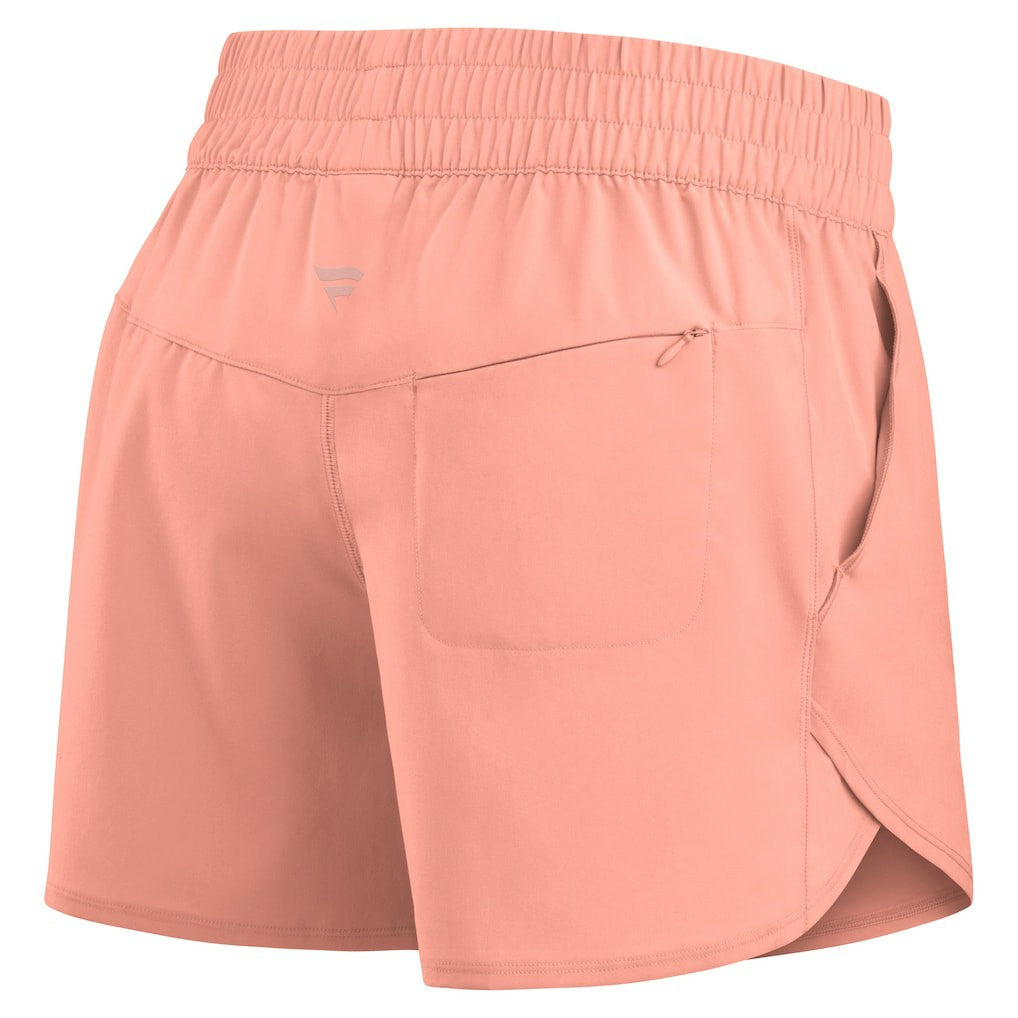 Pittsburgh Steelers Women's Front Office Woven Shorts - Coral discount