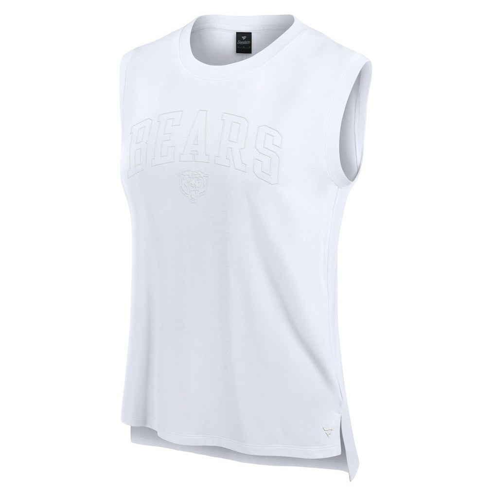 Chicago Bears Women's Studio Gym Tank Top - White online