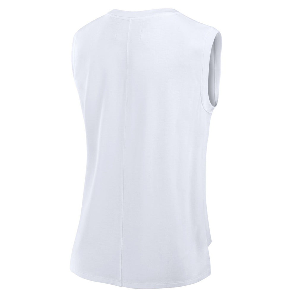 Detroit Lions Women's Studio Gym Tank Top - White on sale