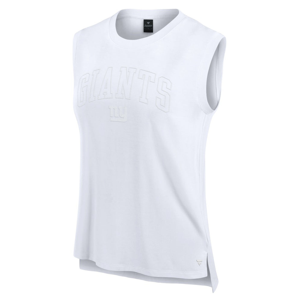 New York Giants Women's Studio Gym Tank Top - White for sale