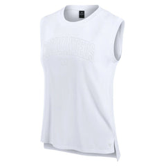 Washington Commanders Women's Studio Gym Tank Top - White on sale