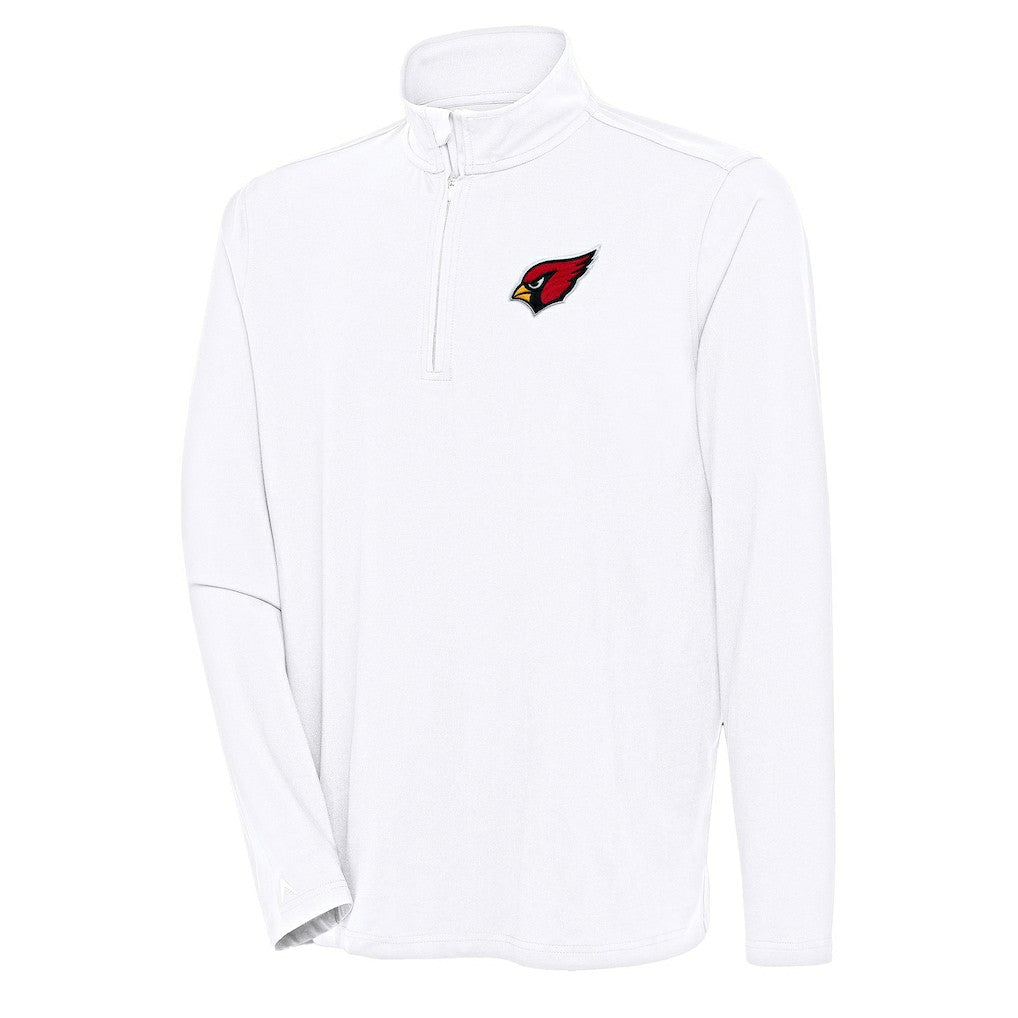 Arizona Cardinals Antigua Hunk Quarter-Zip Pullover Top - White outlet