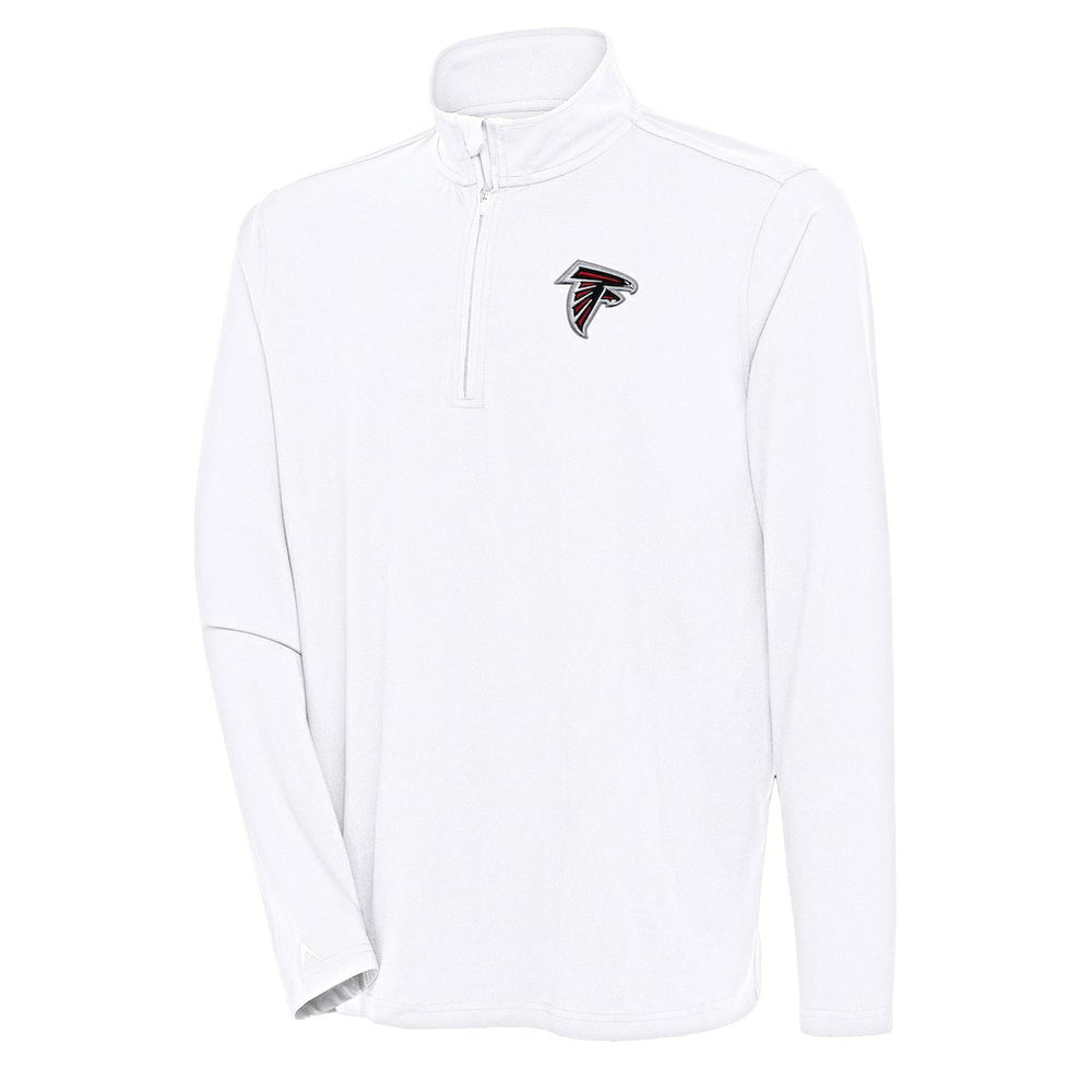 Atlanta Falcons Antigua Hunk Quarter-Zip Pullover Top - White sale