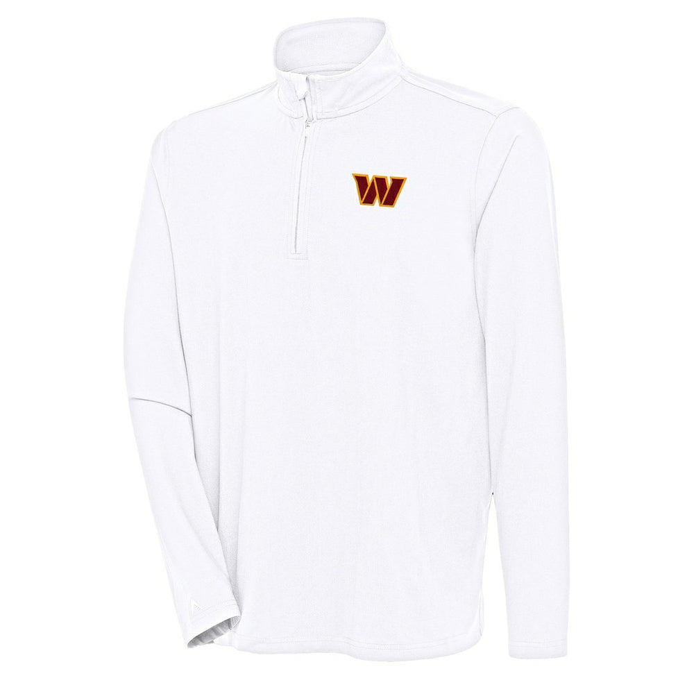 Washington Commanders Antigua Hunk Quarter-Zip Pullover Top - White online