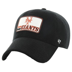 San Francisco Giants Wax Pack Collection Corduroy Clean Up Adjustable Hat Black