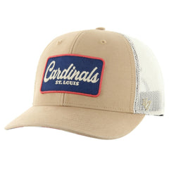 St. Louis Cardinals Glory Daze Trucker Adjustable Hat Khaki