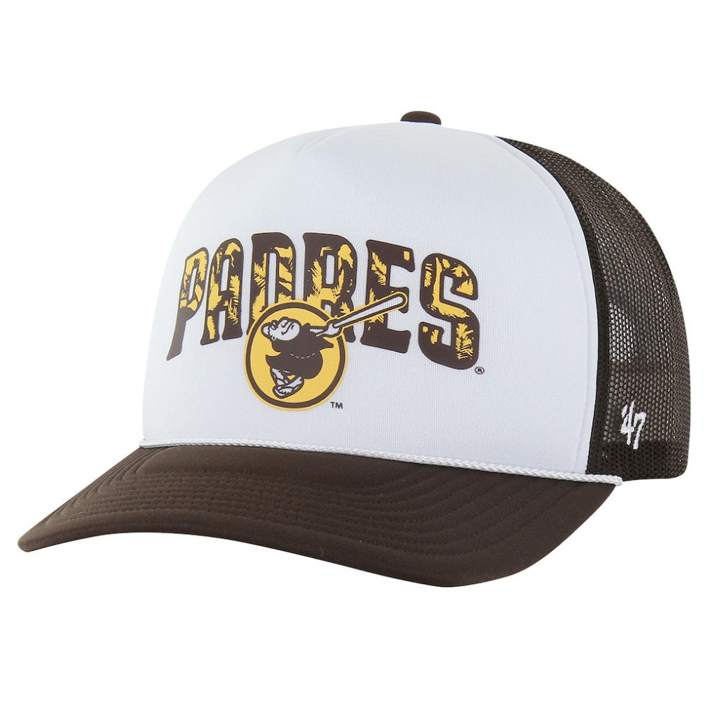San Diego Padres Retro Region Foam Trucker Adjustable Hat Brown