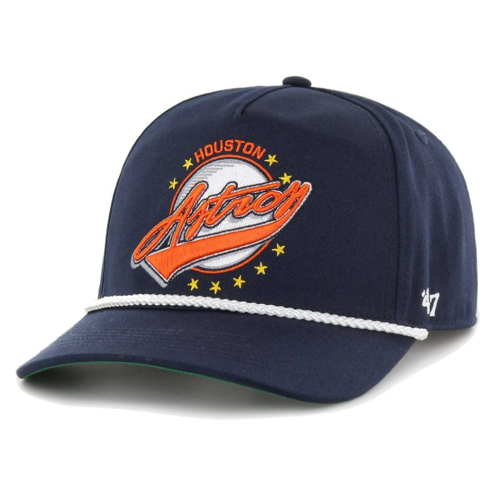 Houston Astros Wax Pack Collection Premier Hitch Adjustable Hat Navy