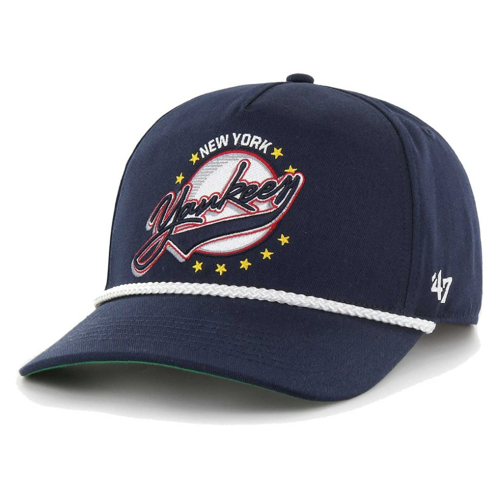 New York Yankees Wax Pack Collection Premier Hitch Adjustable Hat Navy