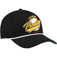Pittsburgh Pirates Wax Pack Collection Premier Hitch Adjustable Hat Black