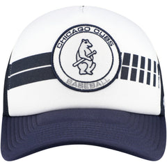 Chicago Cubs Cooperstown Collection Wax Pack Express Trucker Adjustable Hat White/Navy