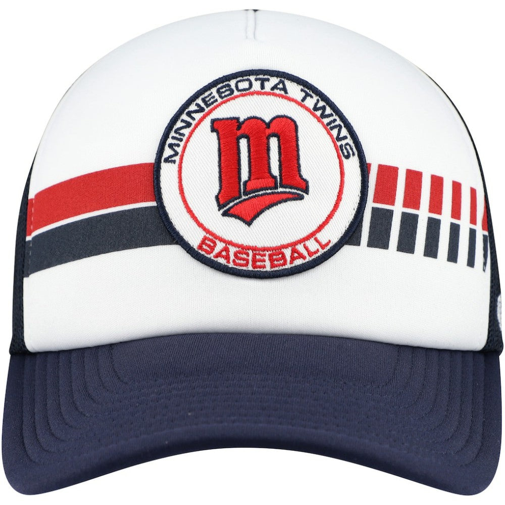 Minnesota Twins Cooperstown Collection Wax Pack Express Trucker Adjustable Hat White/Navy