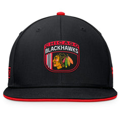 Chicago Blackhawks Fanatics 2024 NHL Draft Snapback Hat - Black Hats