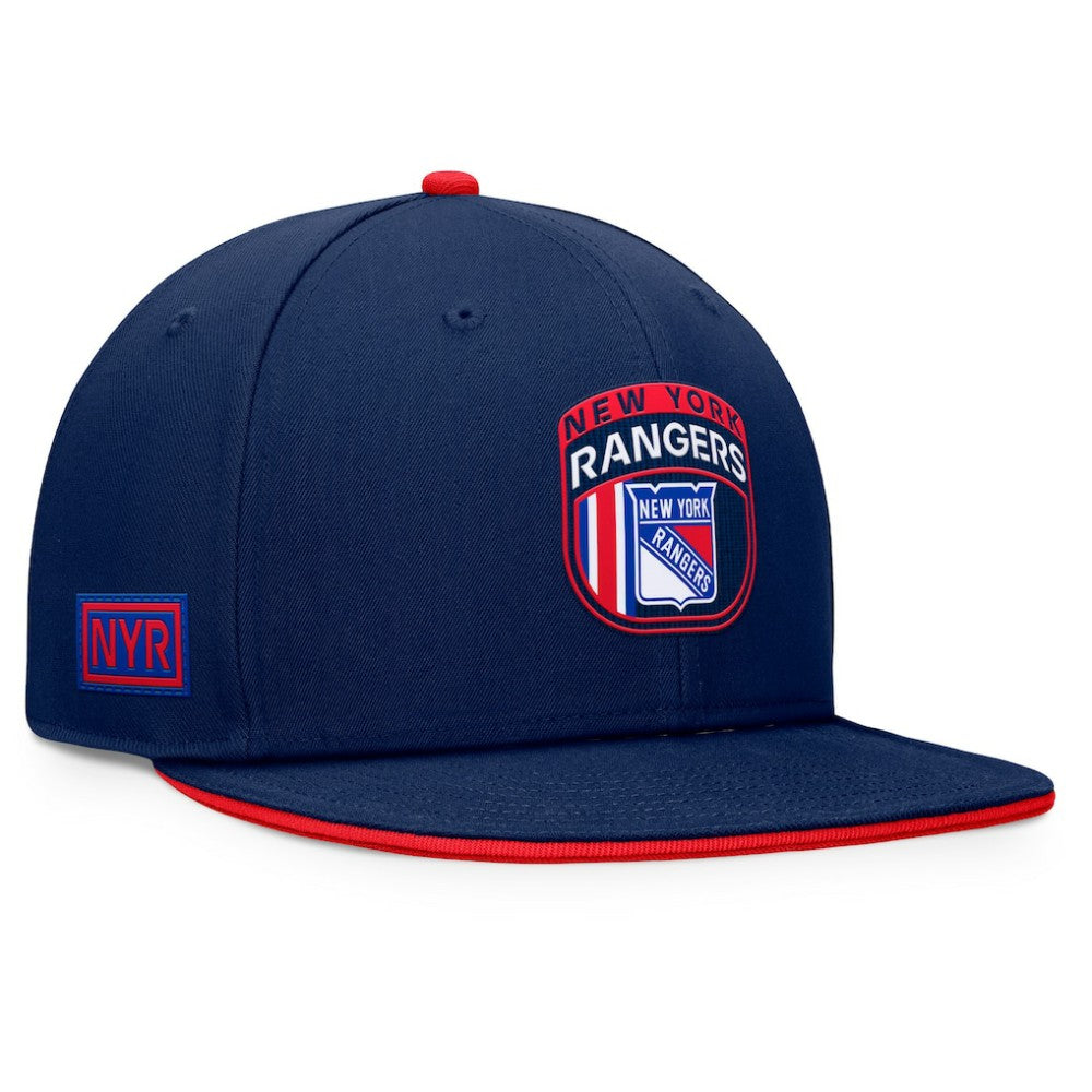 New York Rangers Fanatics 2024 NHL Draft Snapback Hat - Navy Hats