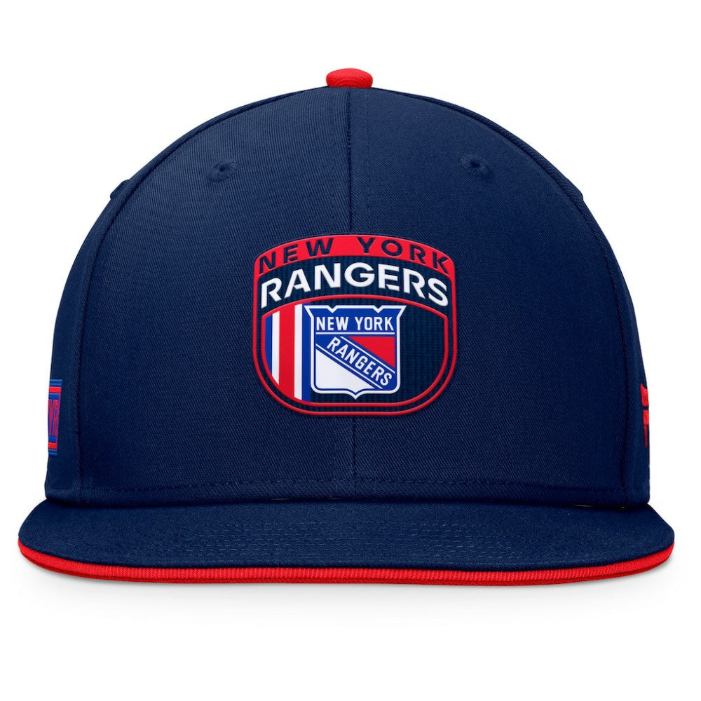 New York Rangers Fanatics 2024 NHL Draft Snapback Hat - Navy Hats