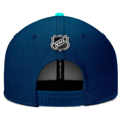 Seattle Kraken Fanatics 2024 NHL Draft Snapback Hat - Deep Sea Blue Hats