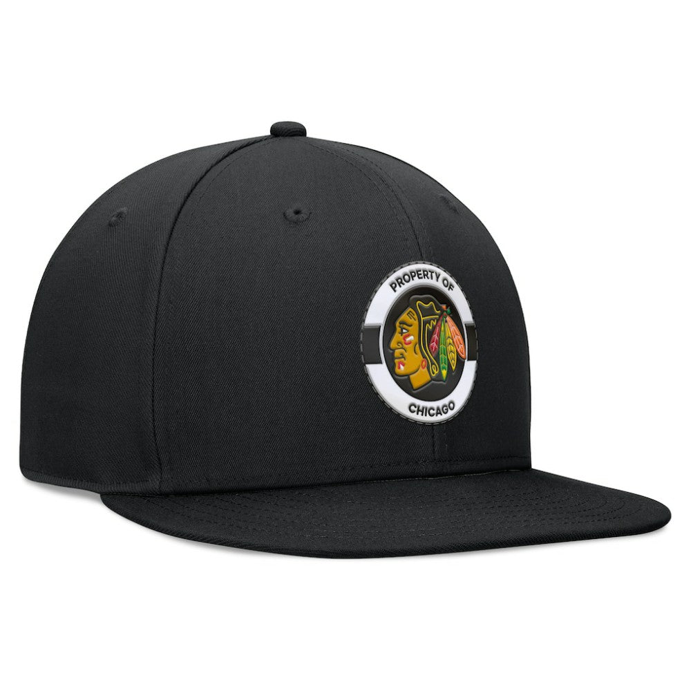 Chicago Blackhawks Fanatics Authentic Pro Training Camp Snapback Hat - Black Hats