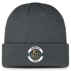 Vegas Golden Knights Fanatics Authentic Pro Training Camp Cuffed Knit Hat - Charcoal Hats
