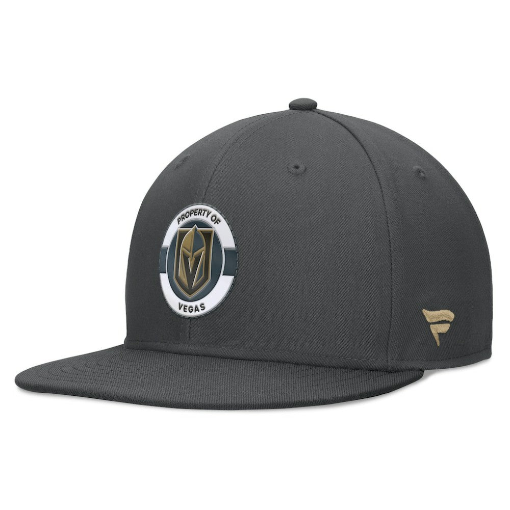 Vegas Golden Knights Fanatics Authentic Pro Training Camp Snapback Hat - Charcoal Hats