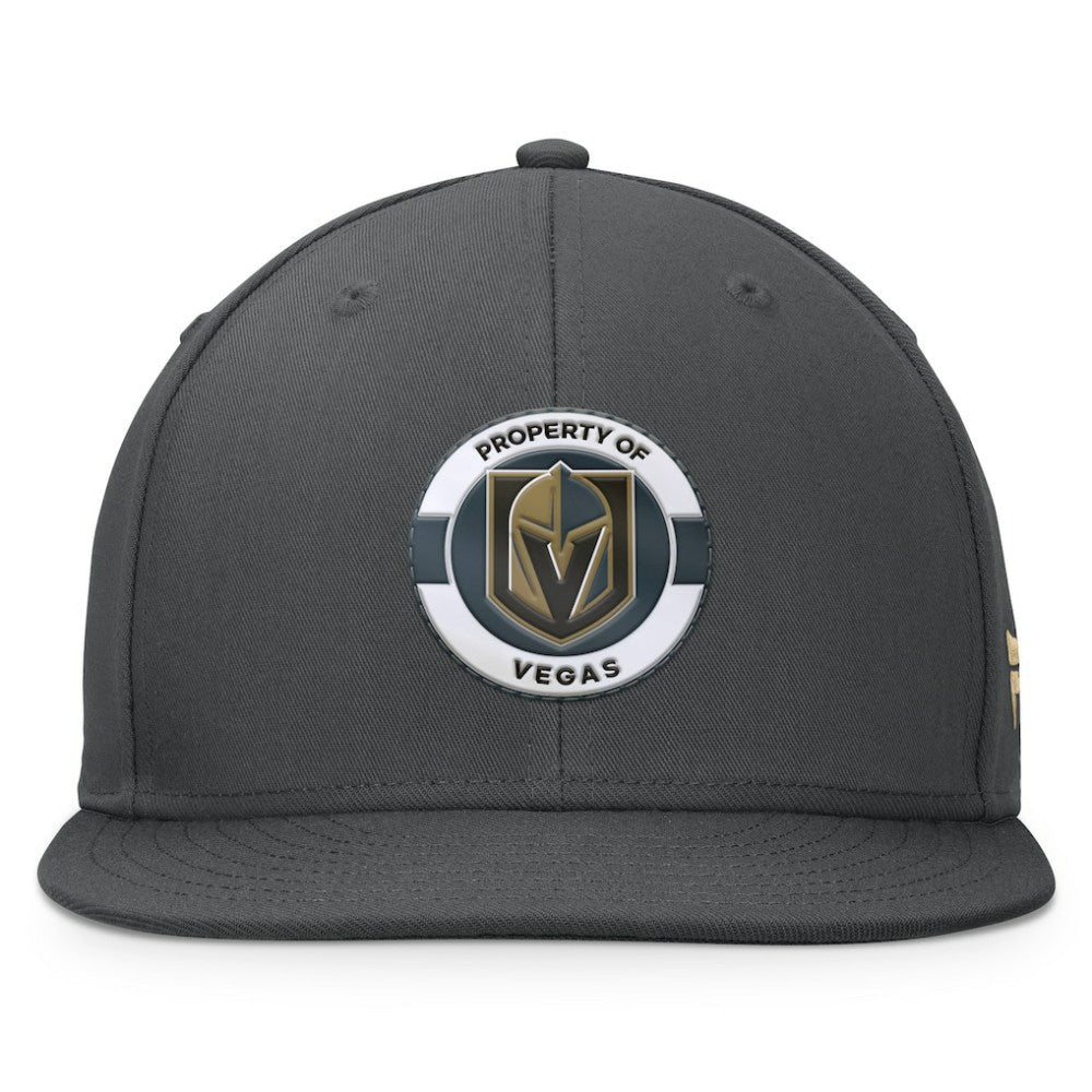 Vegas Golden Knights Fanatics Authentic Pro Training Camp Snapback Hat - Charcoal Hats