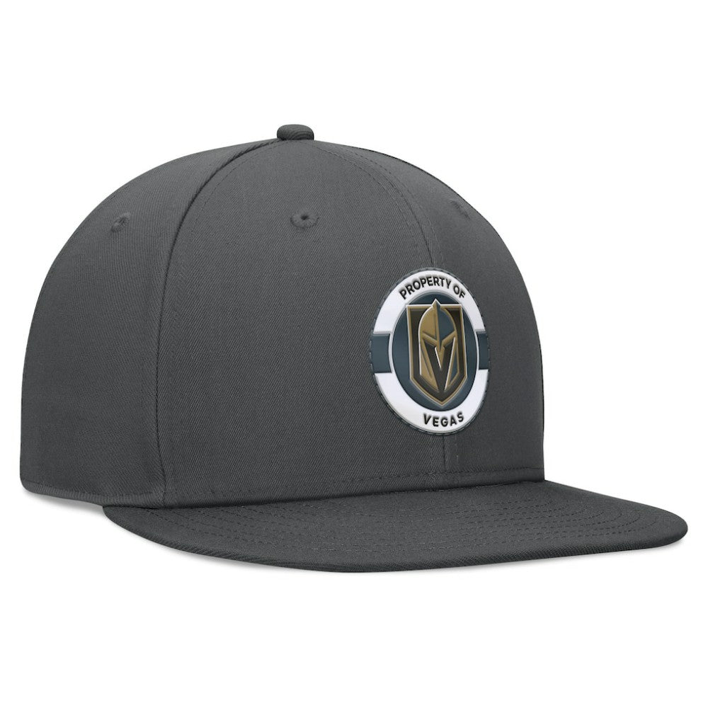 Vegas Golden Knights Fanatics Authentic Pro Training Camp Snapback Hat - Charcoal Hats