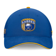 Buffalo Sabres Fanatics 2024 NHL Draft On Stage Trucker Adjustable Hat - Royal Hats