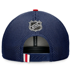 New York Rangers Fanatics 2024 NHL Draft On Stage Trucker Adjustable Hat - Navy Hats